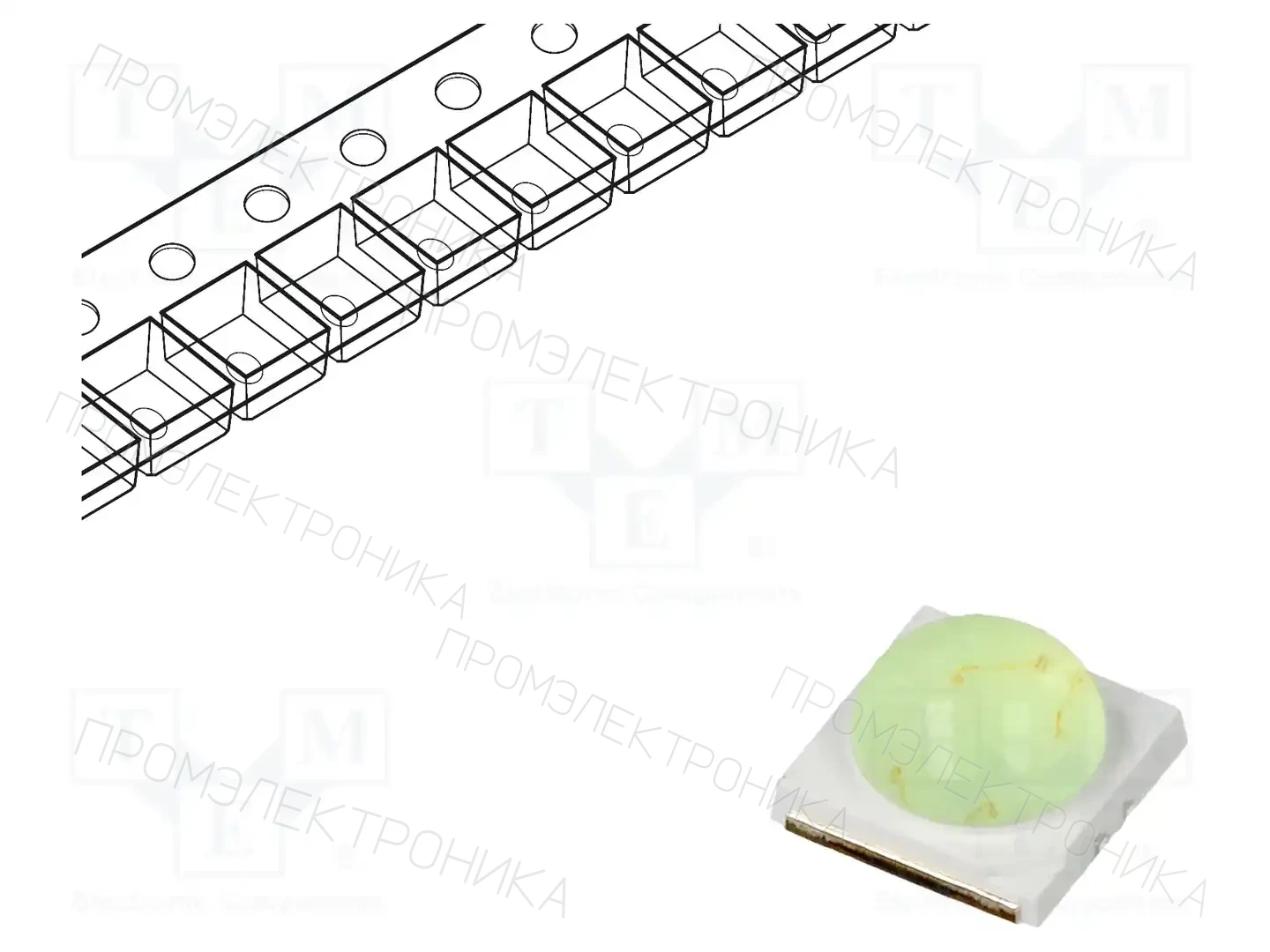 ProLight Opto PK2N-2LPE-B2 — Светодиоды мощности цветные - Emitter