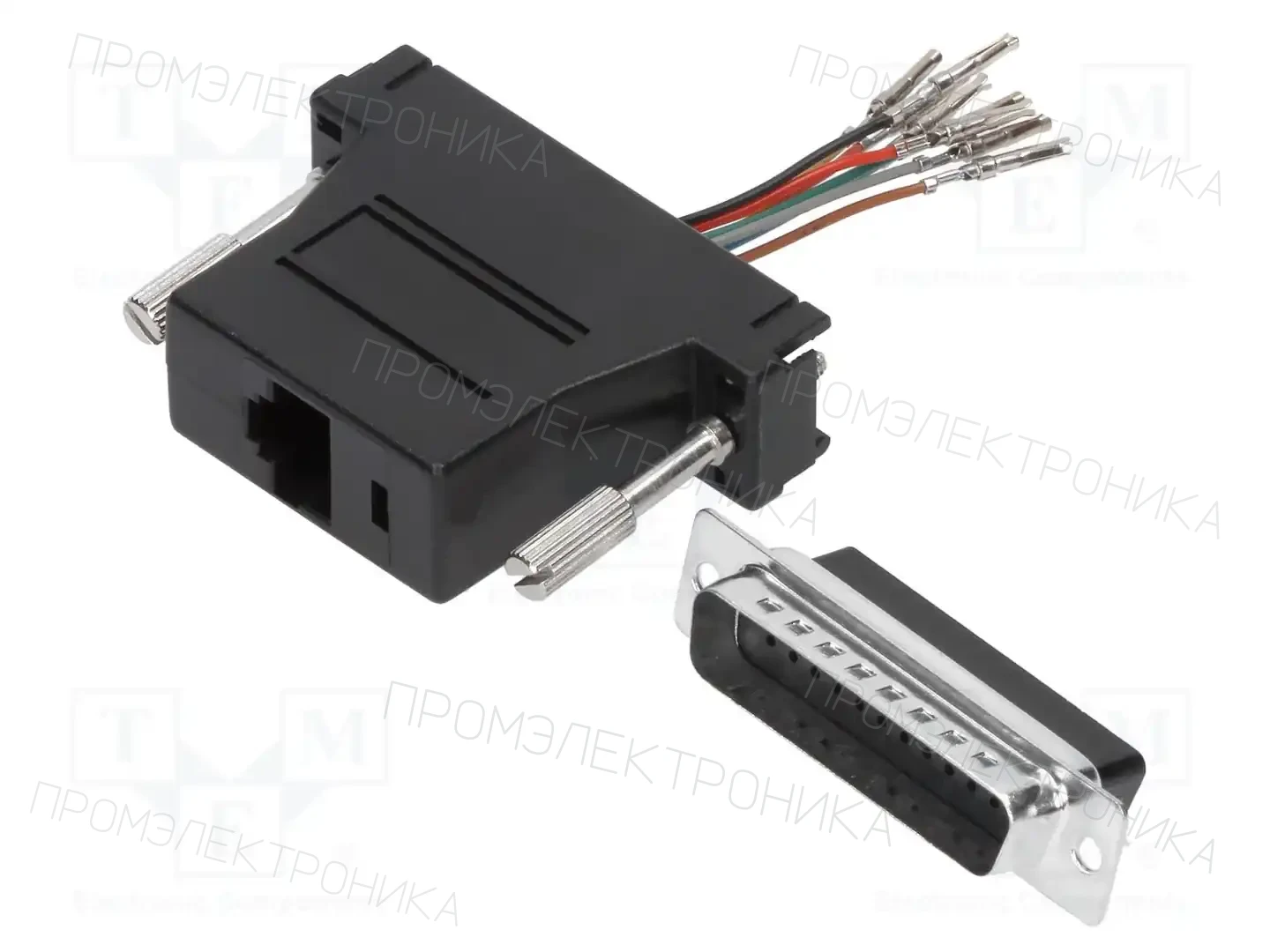 MH CONNECTORS MHDA25-PMJ8-K-RC — Адаптеры D-Sub