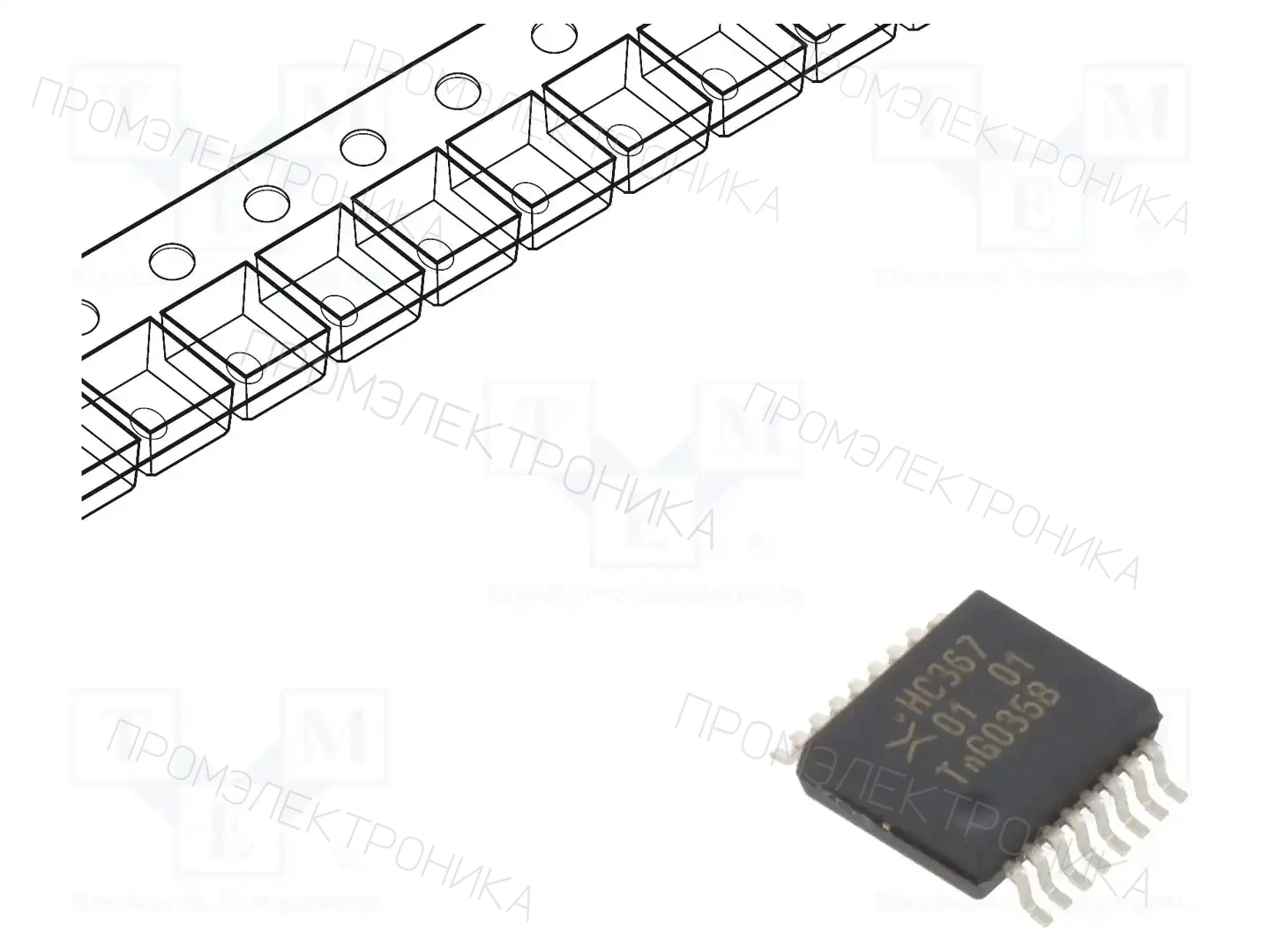 NEXPERIA 74HC367DB,118 — Буферы, передатчики, контроллеры