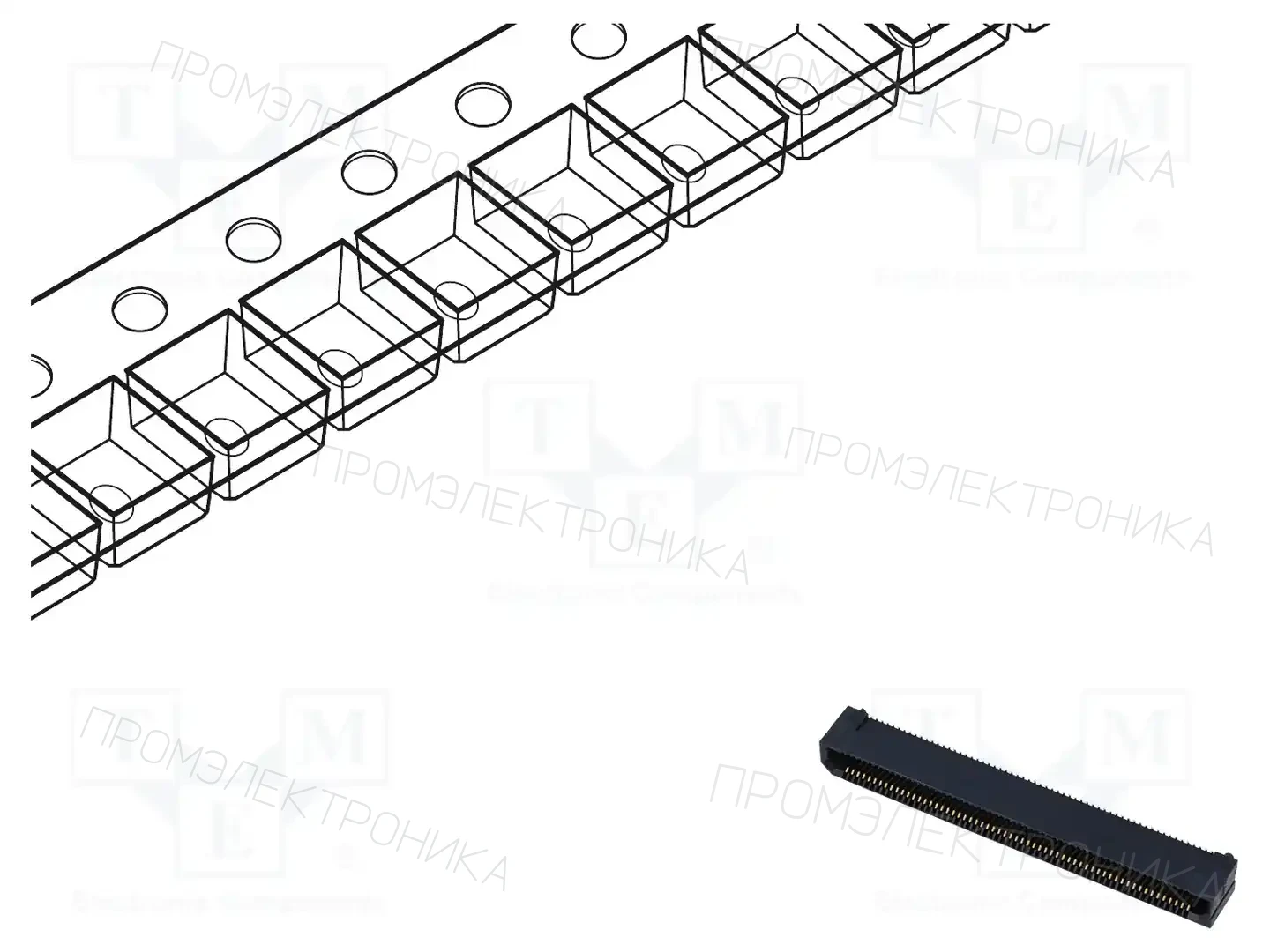 SAMTEC ERF8-060-07.0-L-DV-K-TR — Разъeмы пластина - пластина