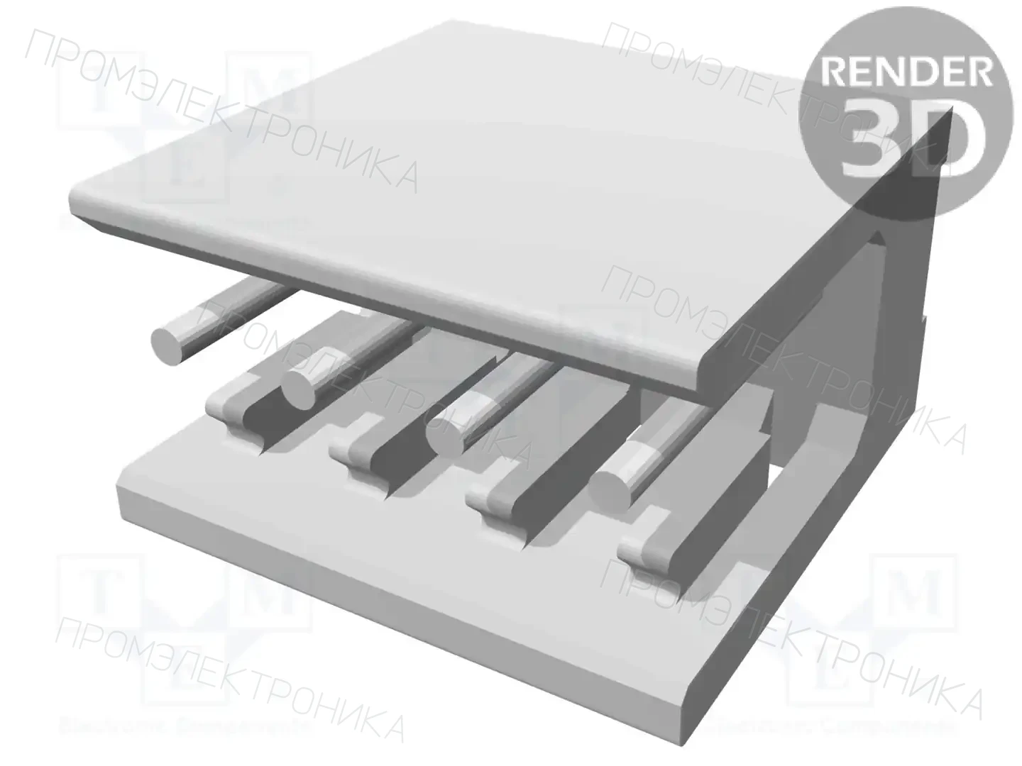 TE Connectivity 826467-4 — Разъeмы сигнальные растр 2,54мм