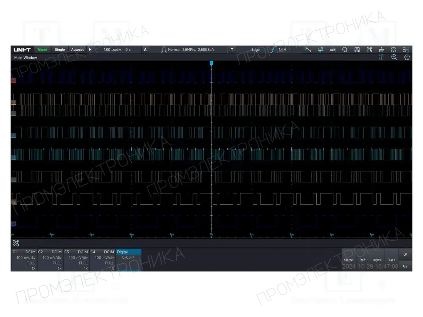 UNI-T MSO7000X-LA — Осциллоскопы цифровые