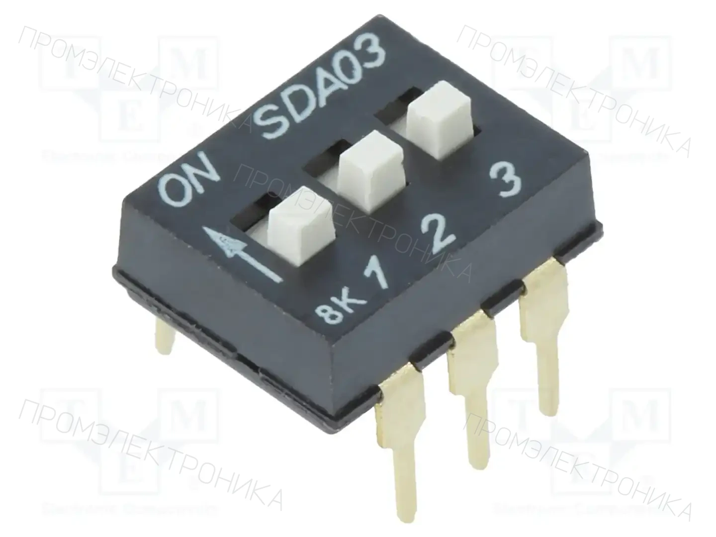 C&K SDA03H1BD — Переключатели типа Dip-Switch