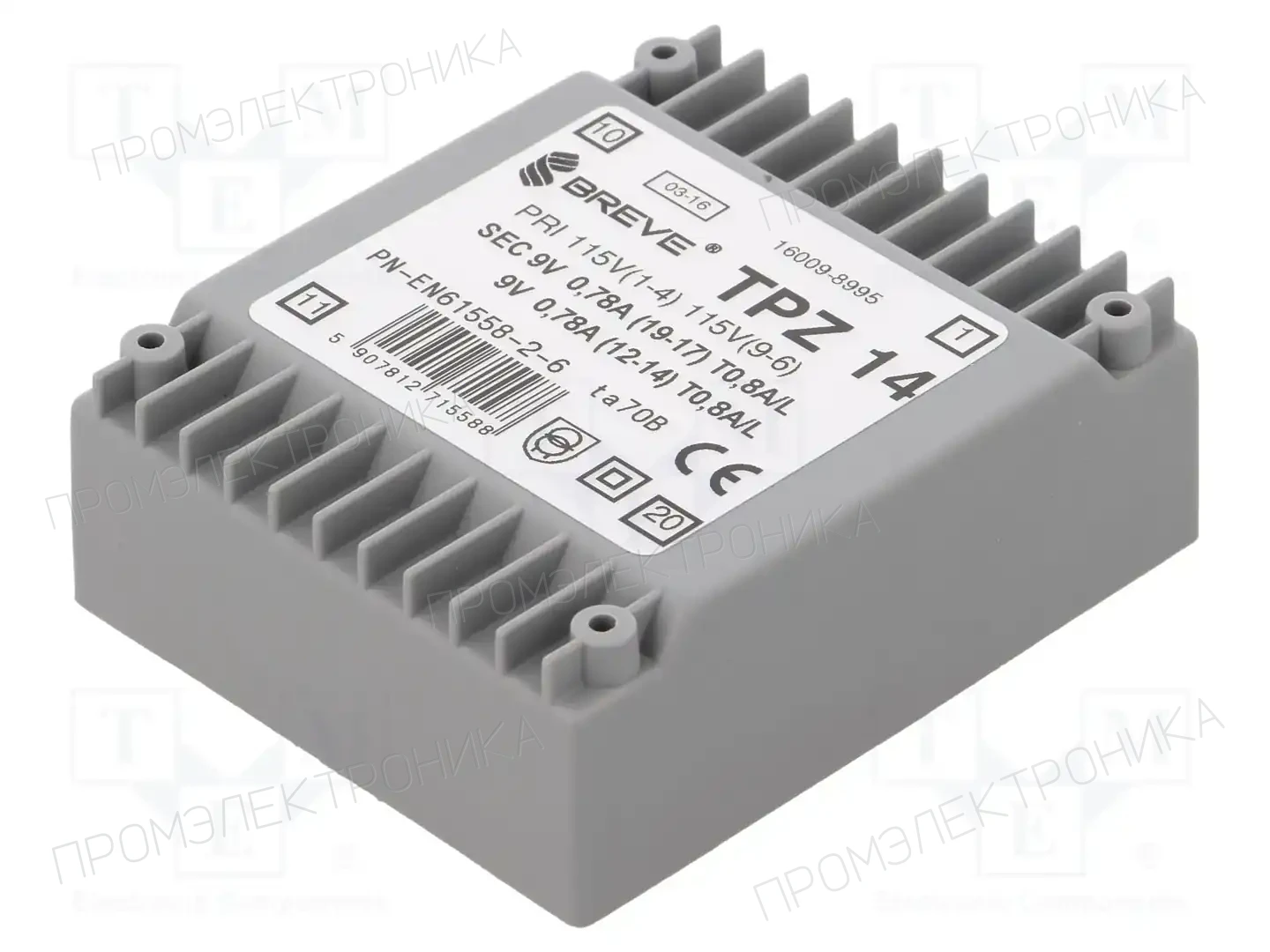 BREVE TUFVASSONS 16009-8995 — Трансформаторы PCB