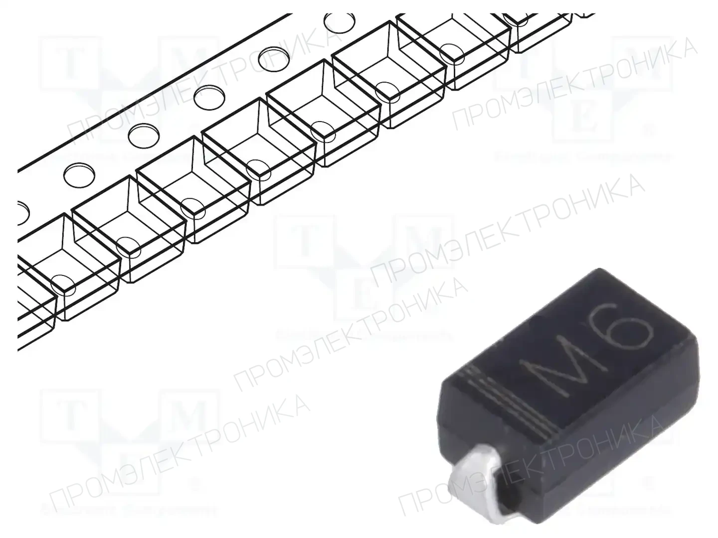 DACO Semiconductor M6 — Универсальные диоды SMD