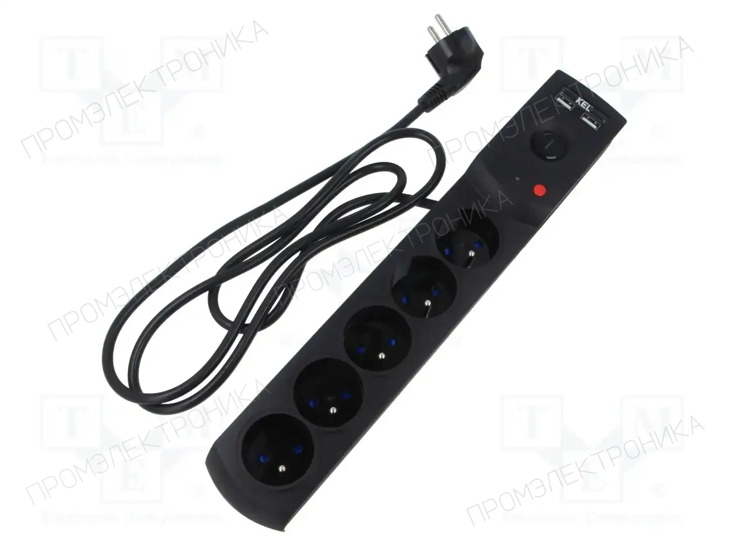 KEL AX5/PRO/USB/5M/CZARNY — Планки защиты от перенапряжения