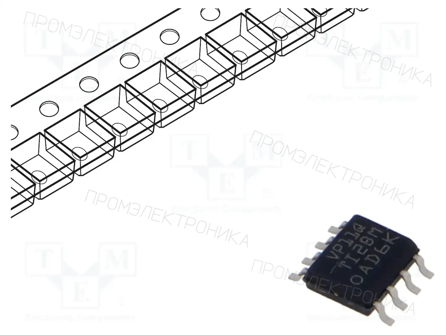 Texas Instruments SN65HVD11QDR — Микросхемы - RS232 / RS422 / RS485