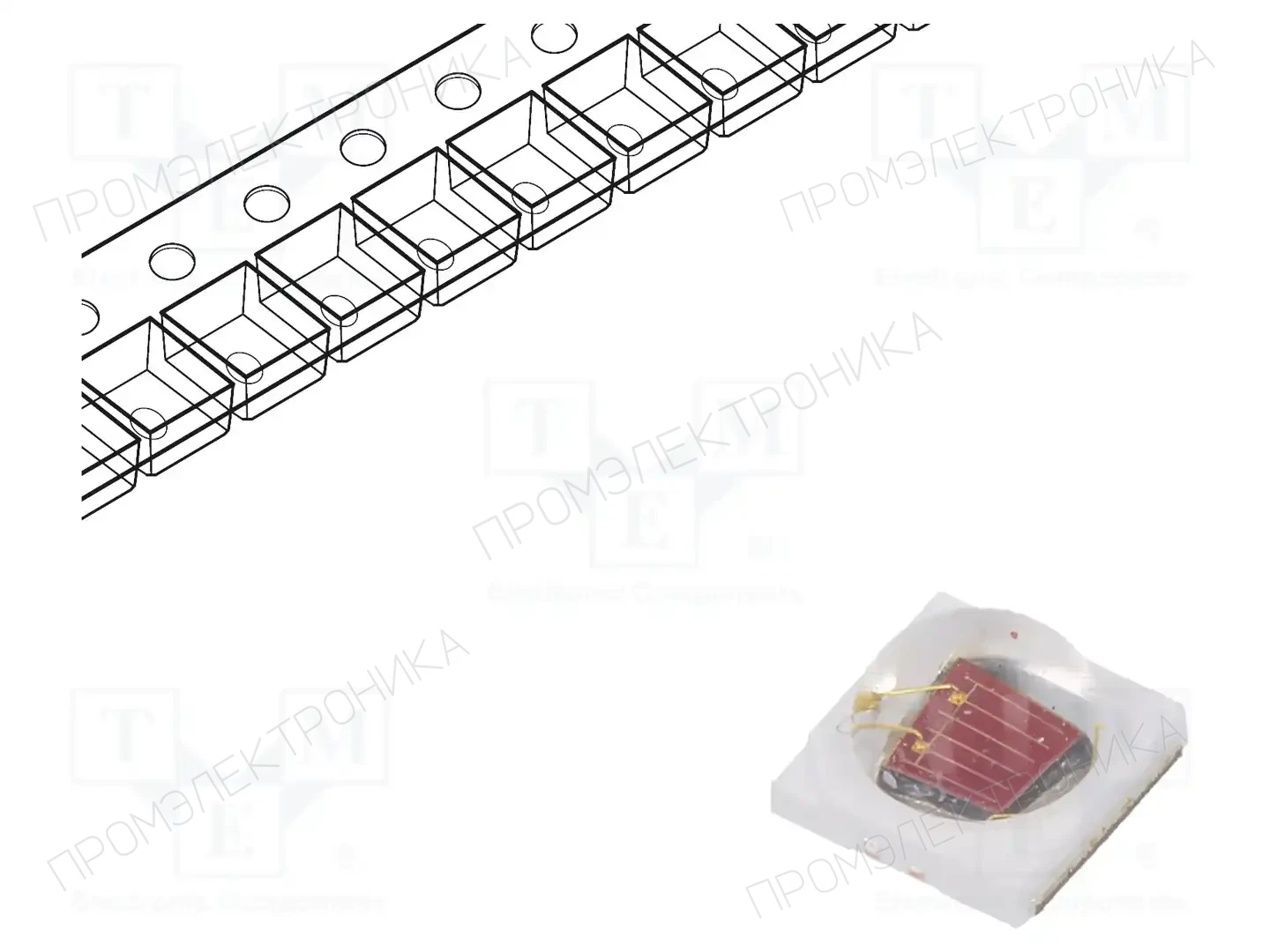 ProLight Opto PK2N-3LEE-HSD — Диоды LED - "plants growth"