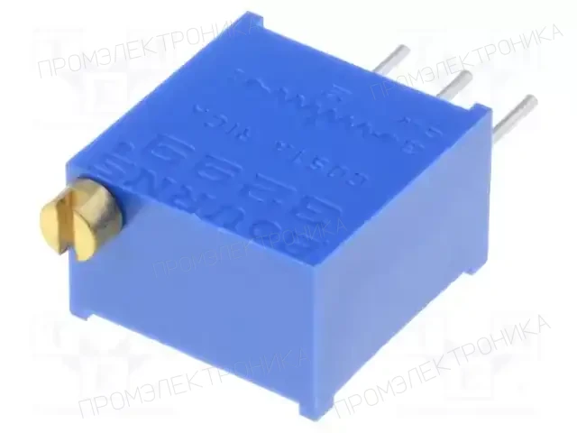 BOURNS 3299W-1-105LF — Потенциометры THT многооборотные 3/8 дм