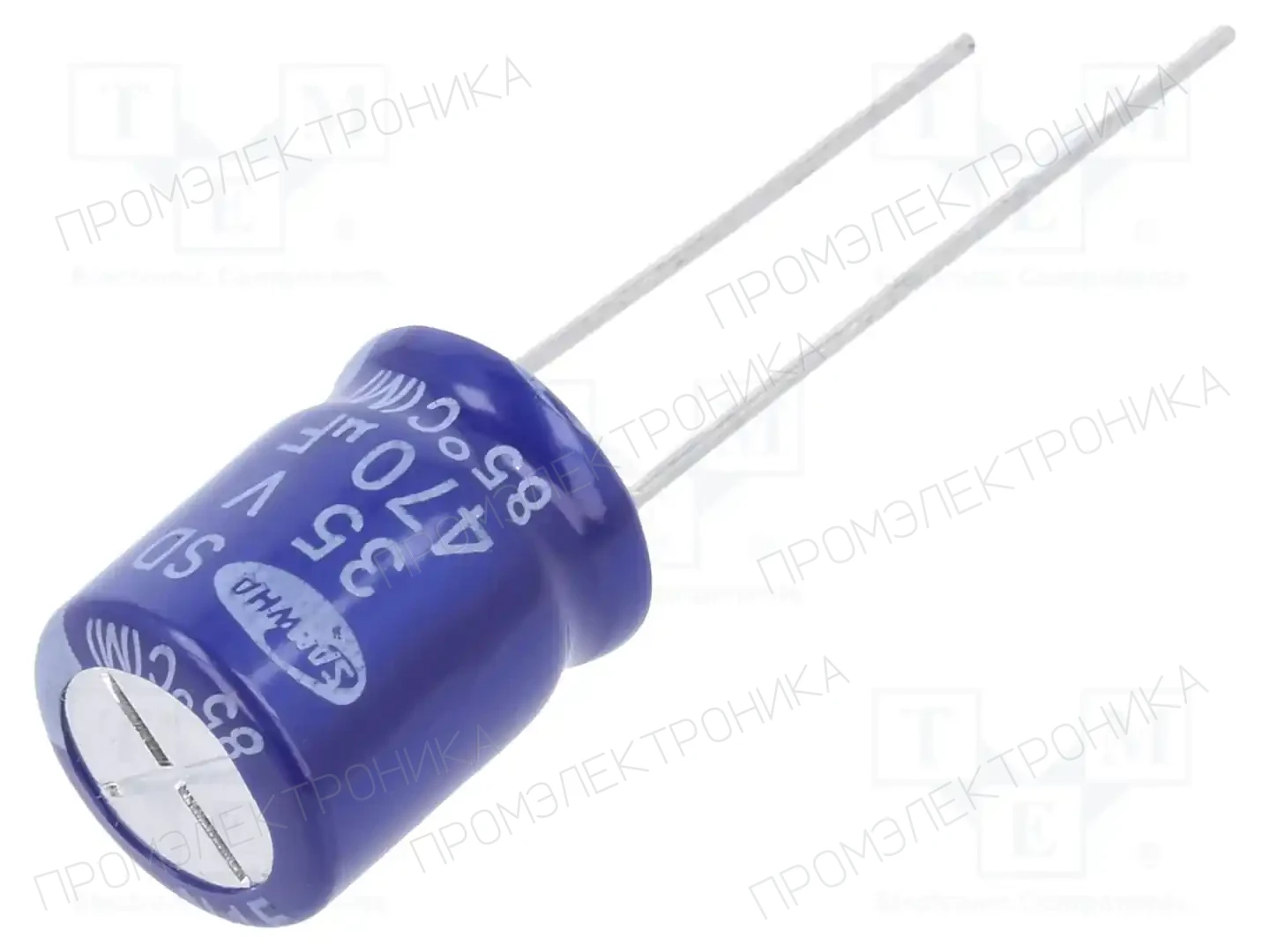 SAMWHA SD1V477M1012MPA — Конденсаторы электролитические THT