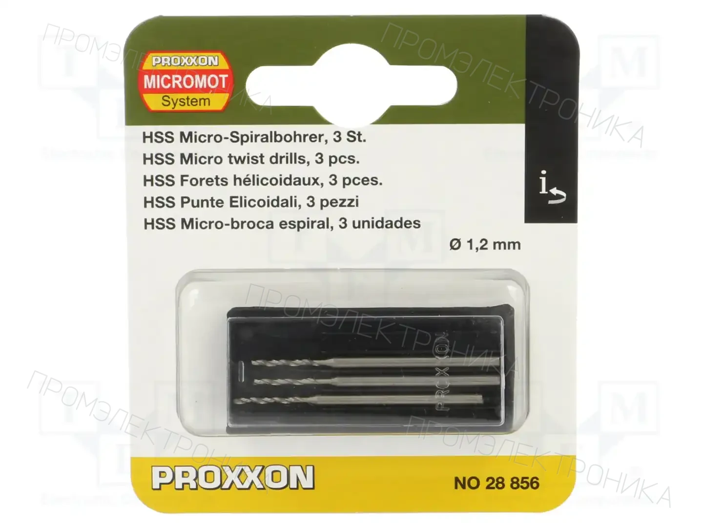 PROXXON 28856 — Сверла по металлу