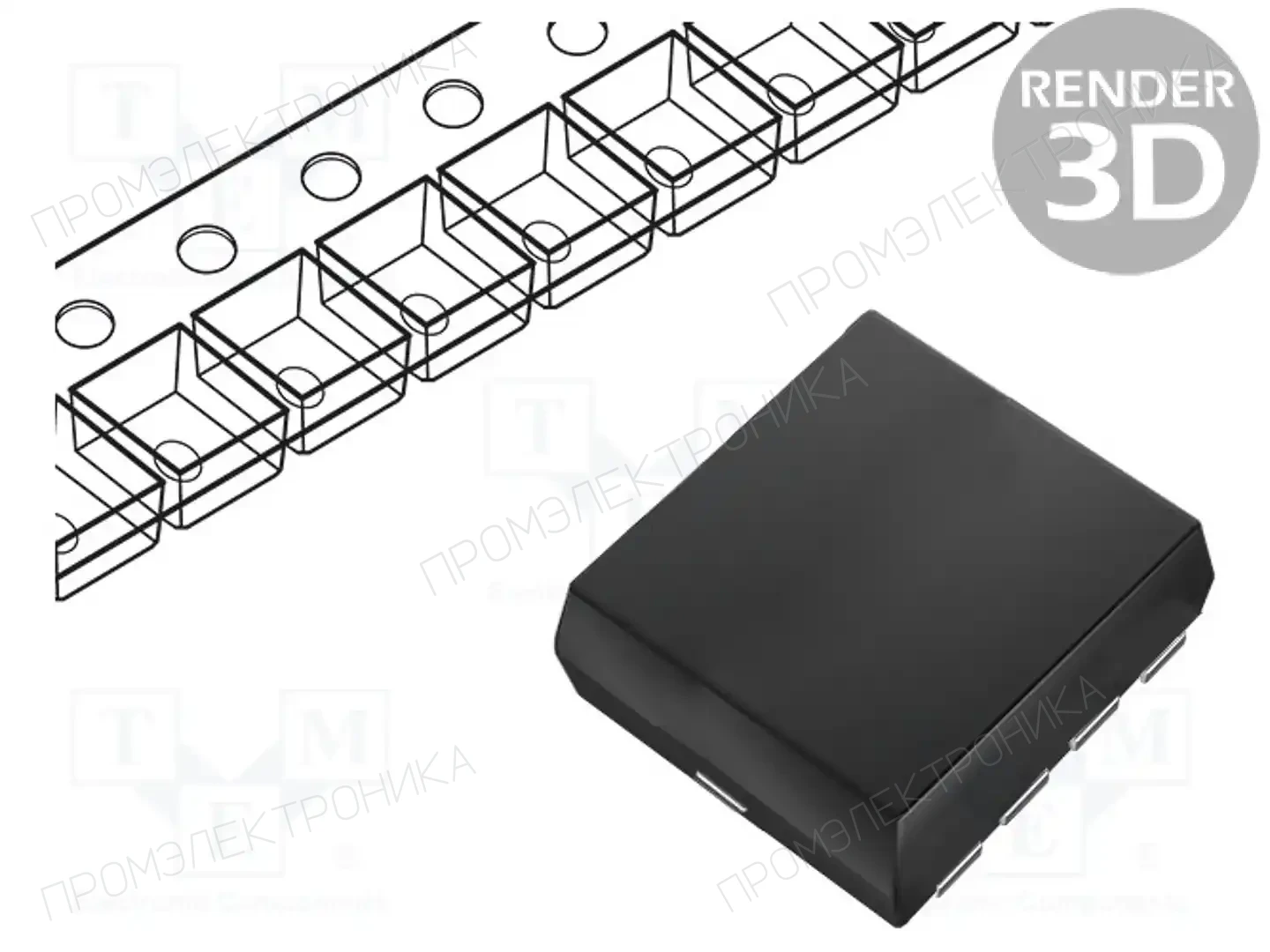onsemi NVTFS5116PLTAG — Транзисторы с каналом P SMD