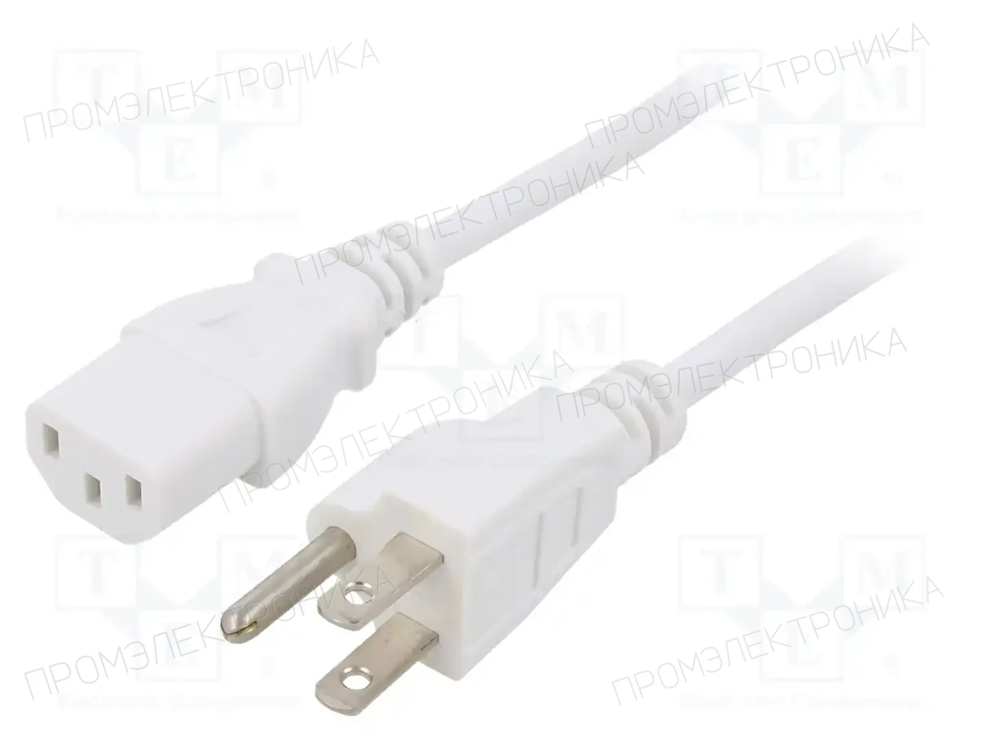 LIAN DUNG LT-202+501 SVT 18/3 105C WHT 1M — Кабели питания компьютерные и универс