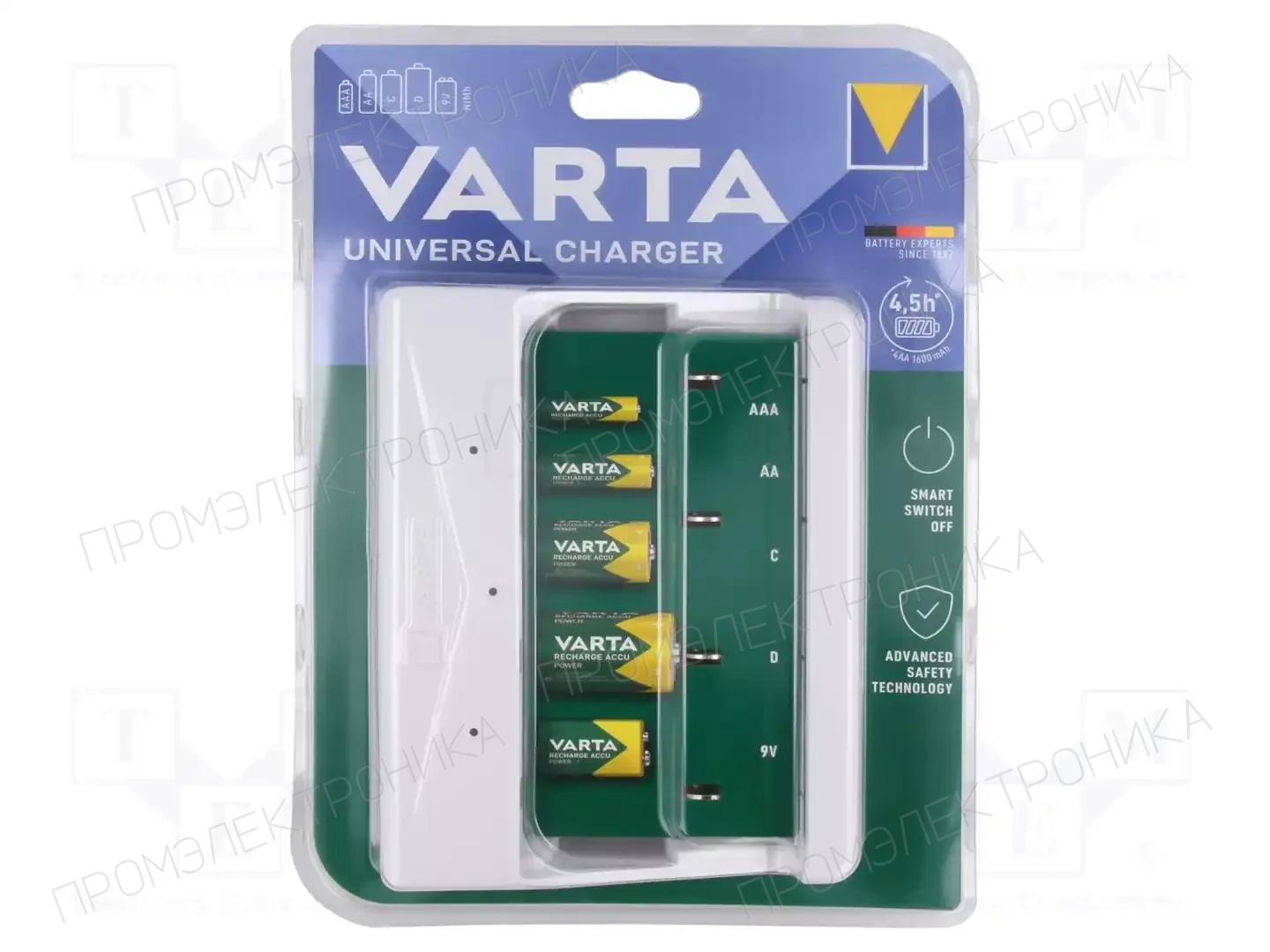 VARTA EE UNIVERSAL CHARGER 57658101401 — Зарядные устройства