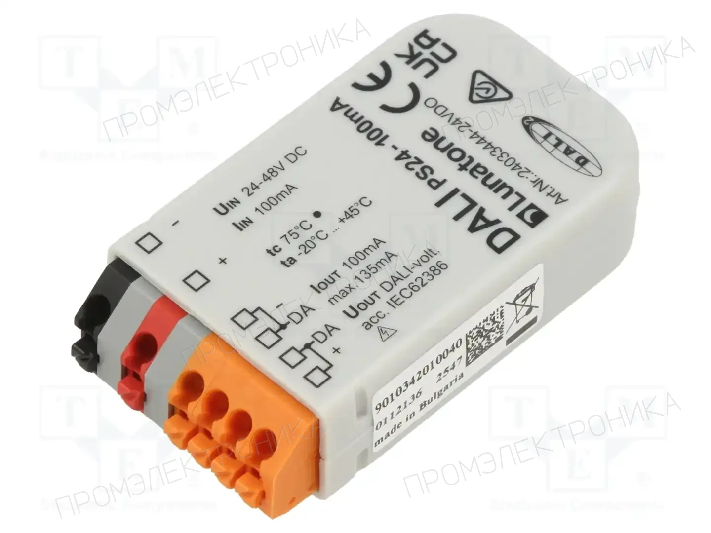 Lunatone DALI-2 PS24 100MA UIN: 24-48V — Блоки питания для LED