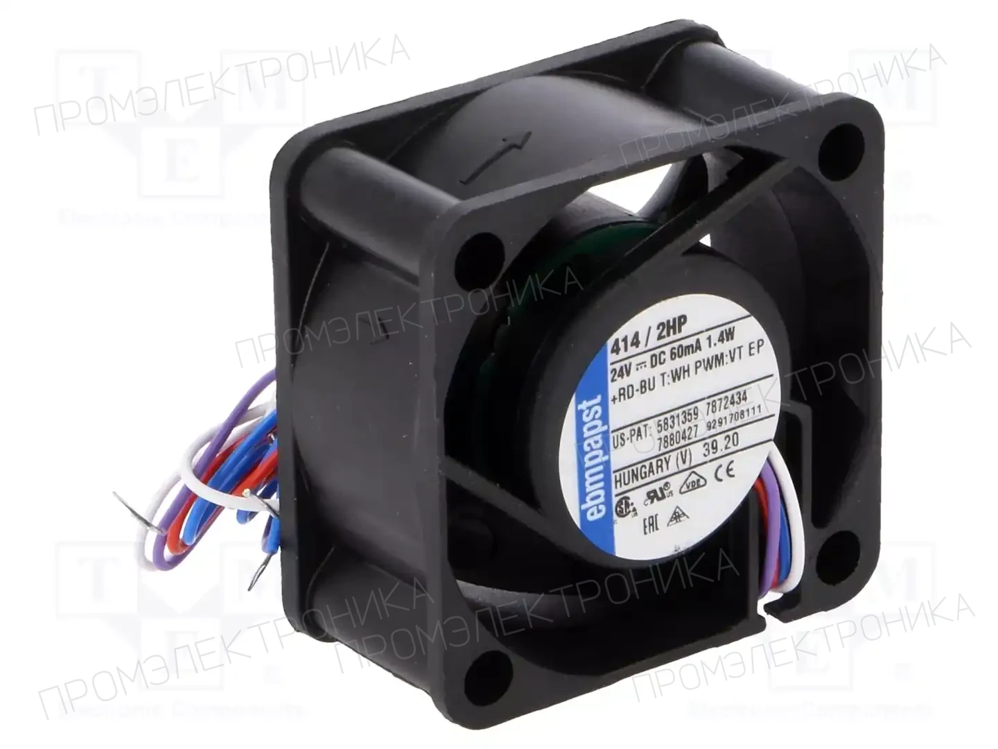 EBM-PAPST 414/2HP — Вентиляторы DC 24V