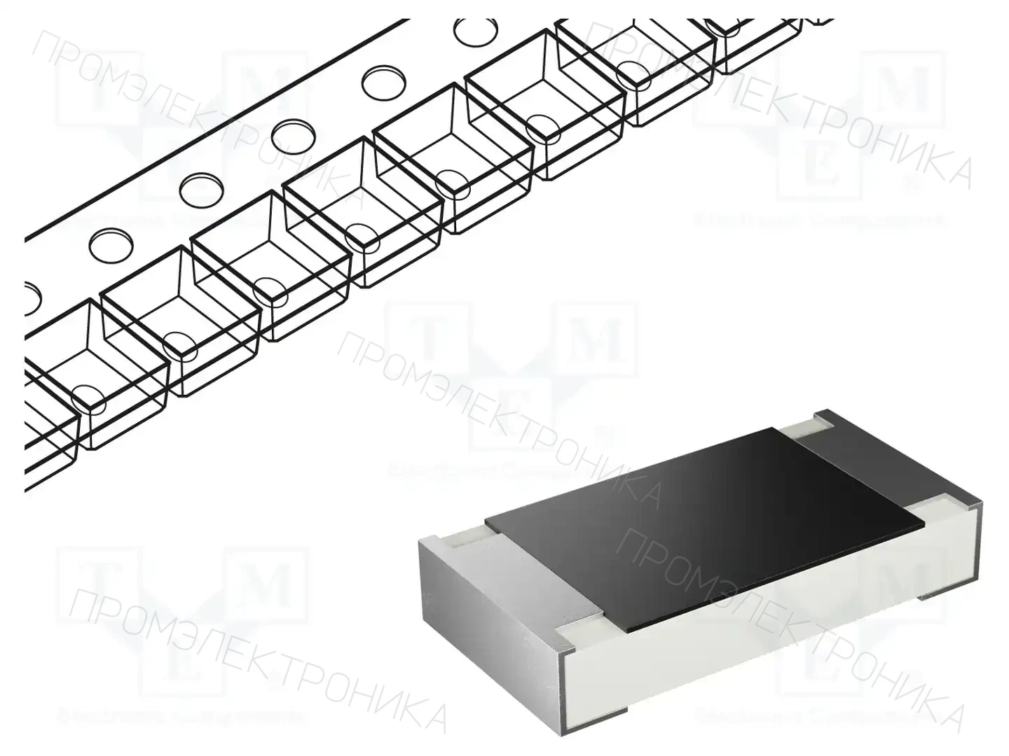ROYALOHM 0805W8F3000T5E — Резисторы SMD