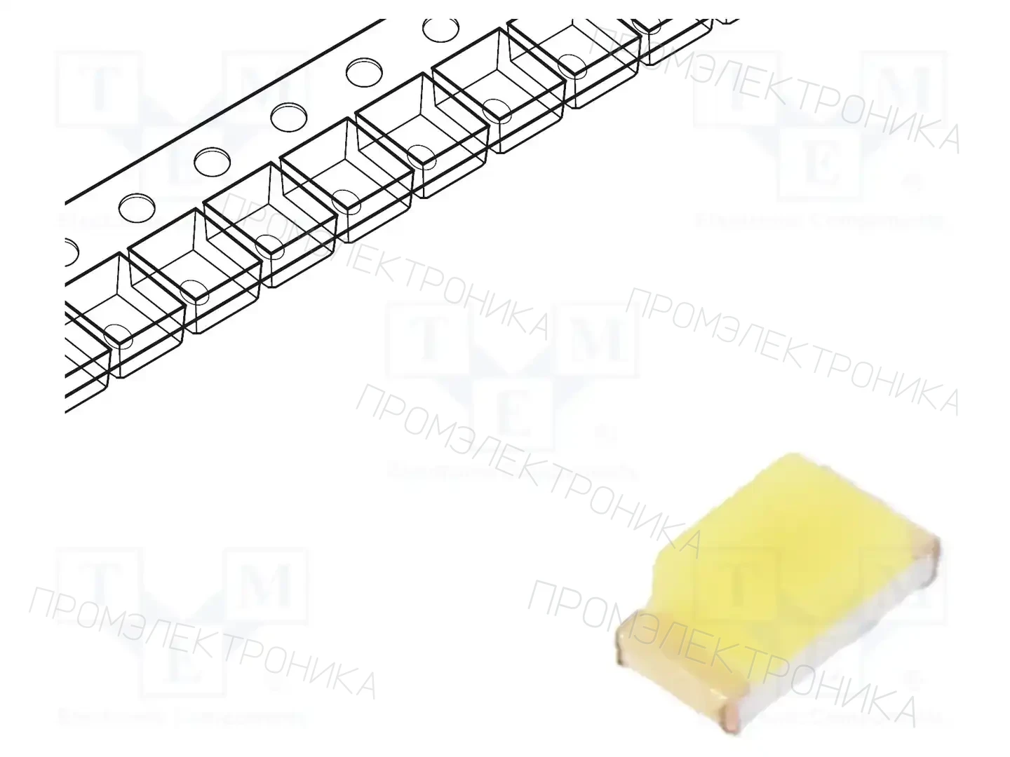 EVERLIGHT 19-213/T1D-KS1T1N/3T/EU — Светодиоды SMD белые