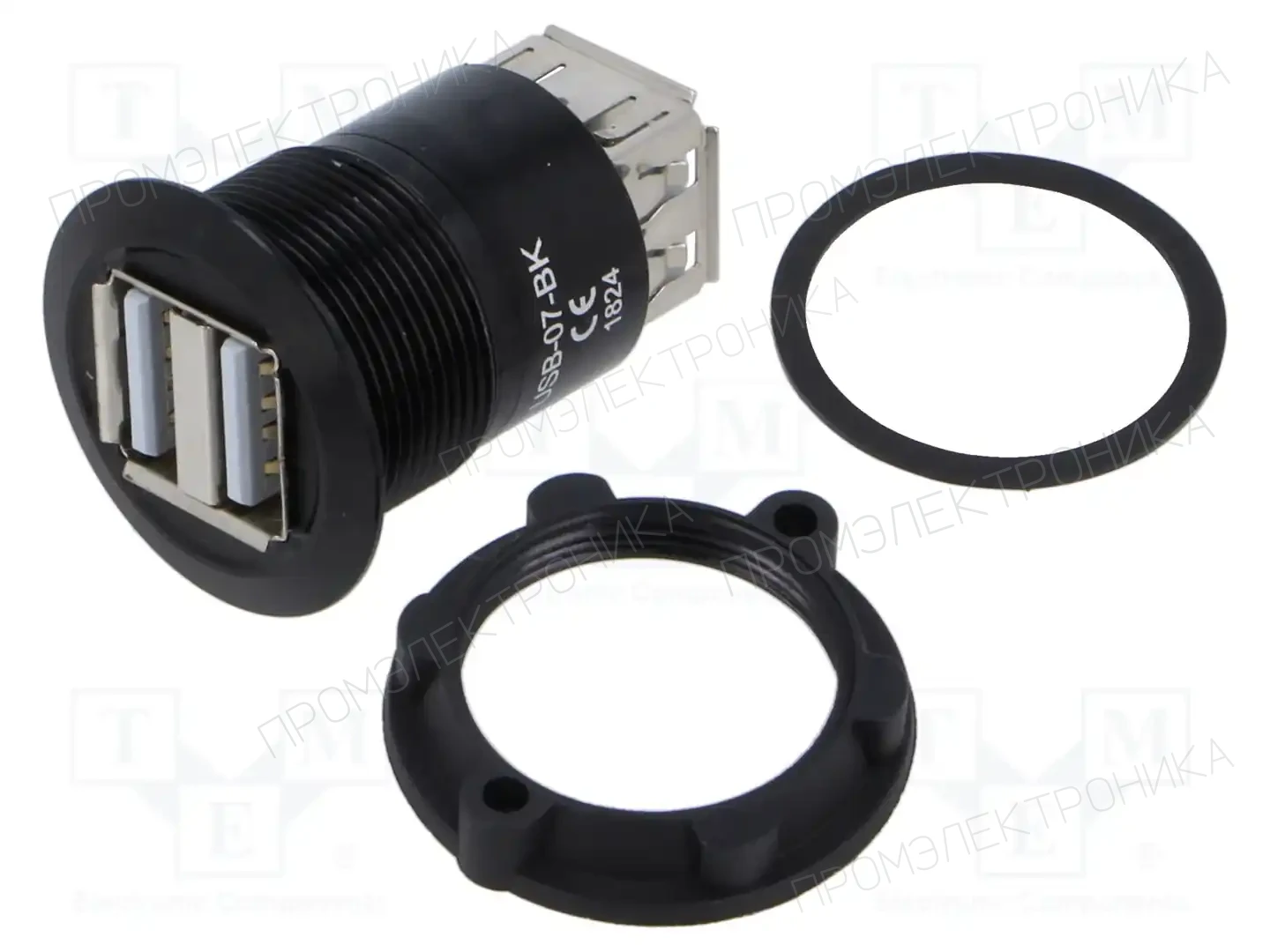 ONPOW USB-07-BK — Разъeмы USB и IEEE1394