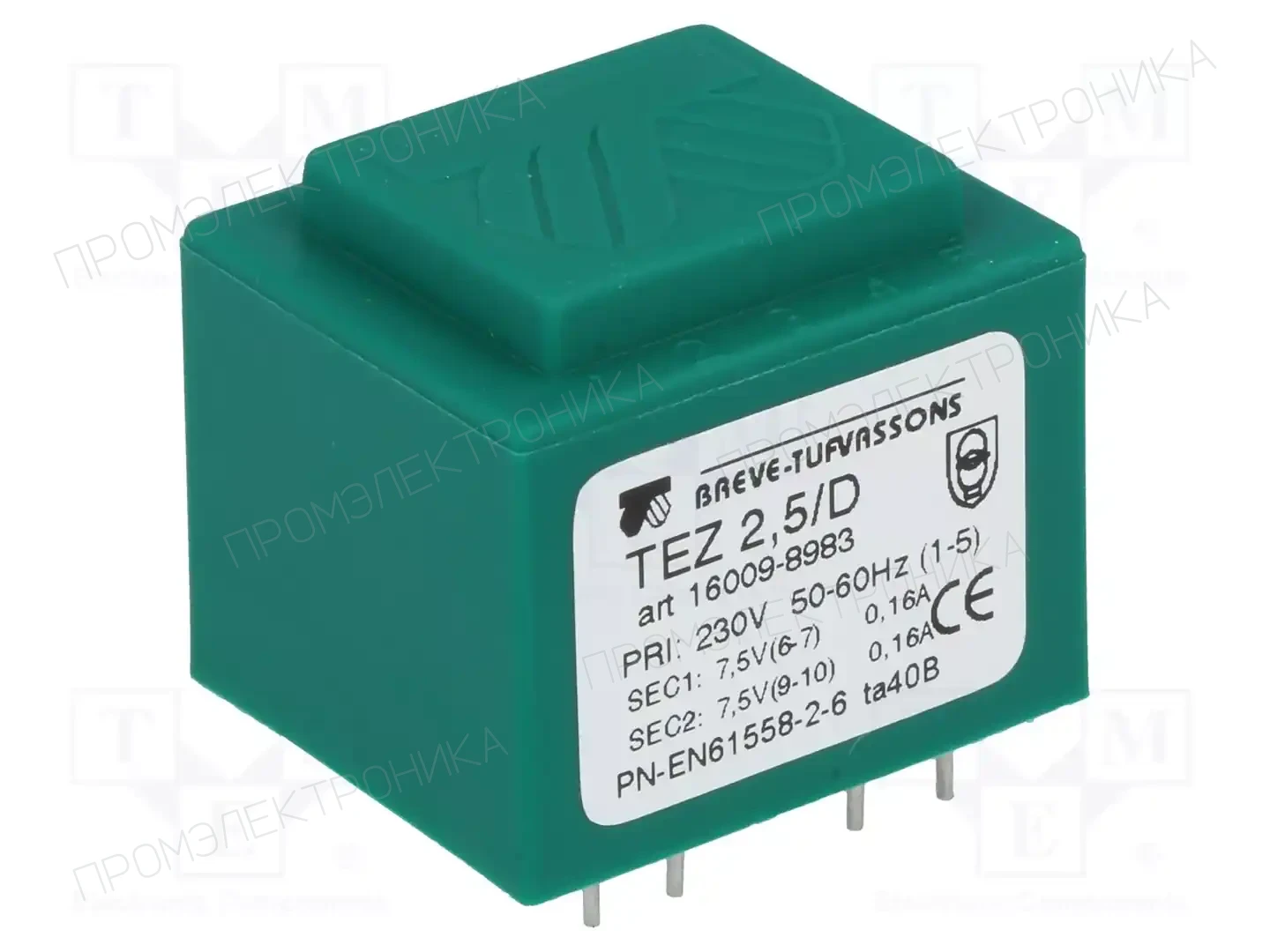 BREVE TUFVASSONS 16009-8983 — Трансформаторы PCB
