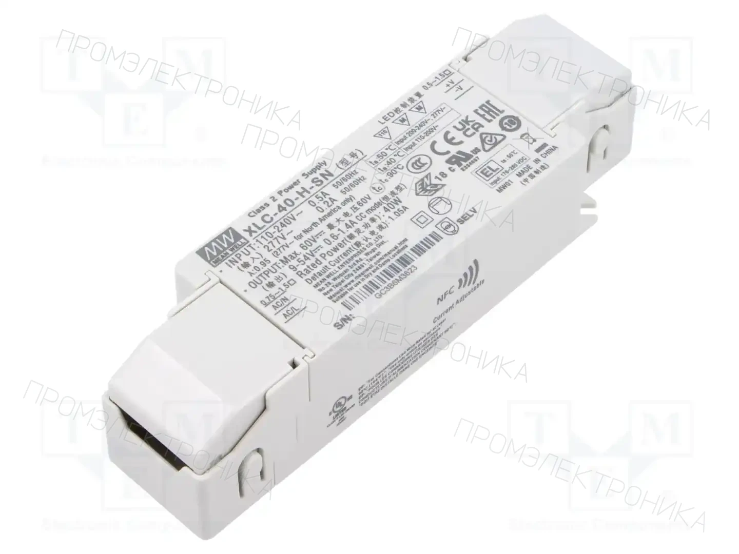 MEAN WELL XLC-40-H-SN — Блоки питания для LED