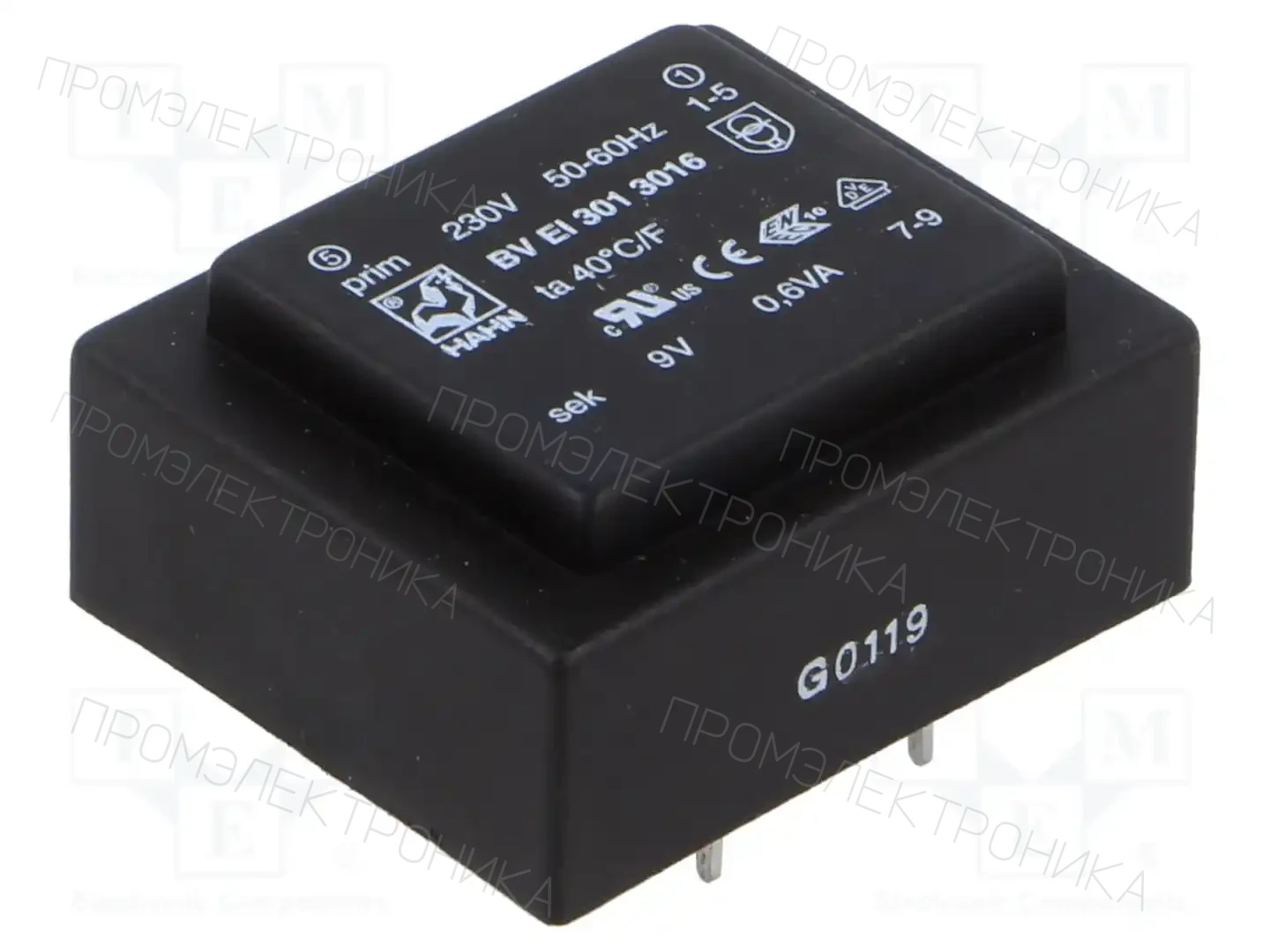 HAHN BV EI 301 3016 — Трансформаторы PCB
