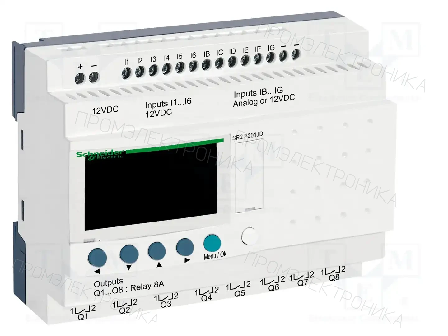 SCHNEIDER ELECTRIC SR2B201JD — Реле прогр. основные модули