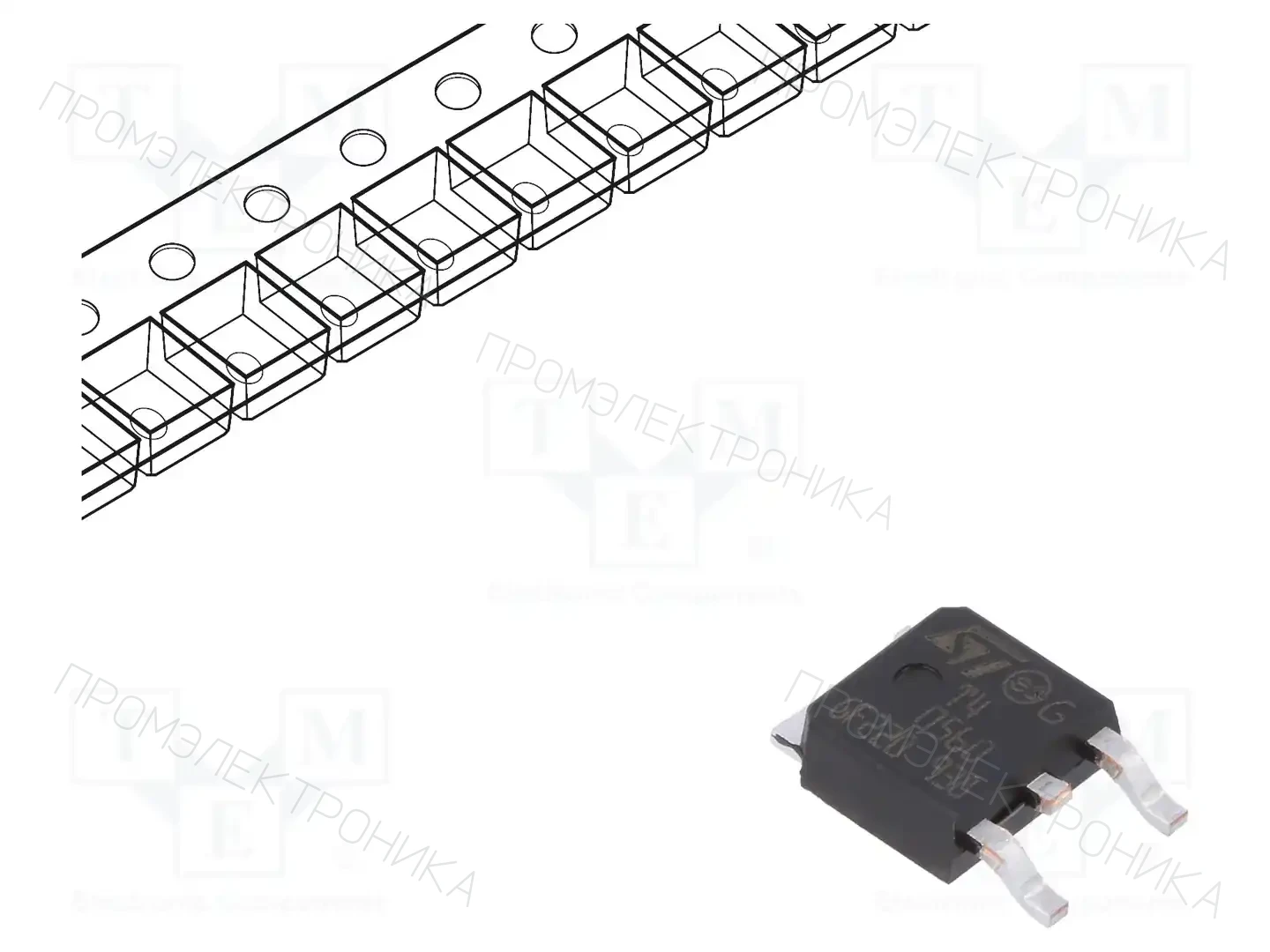 STMicroelectronics T405-600B-TR — Симисторы