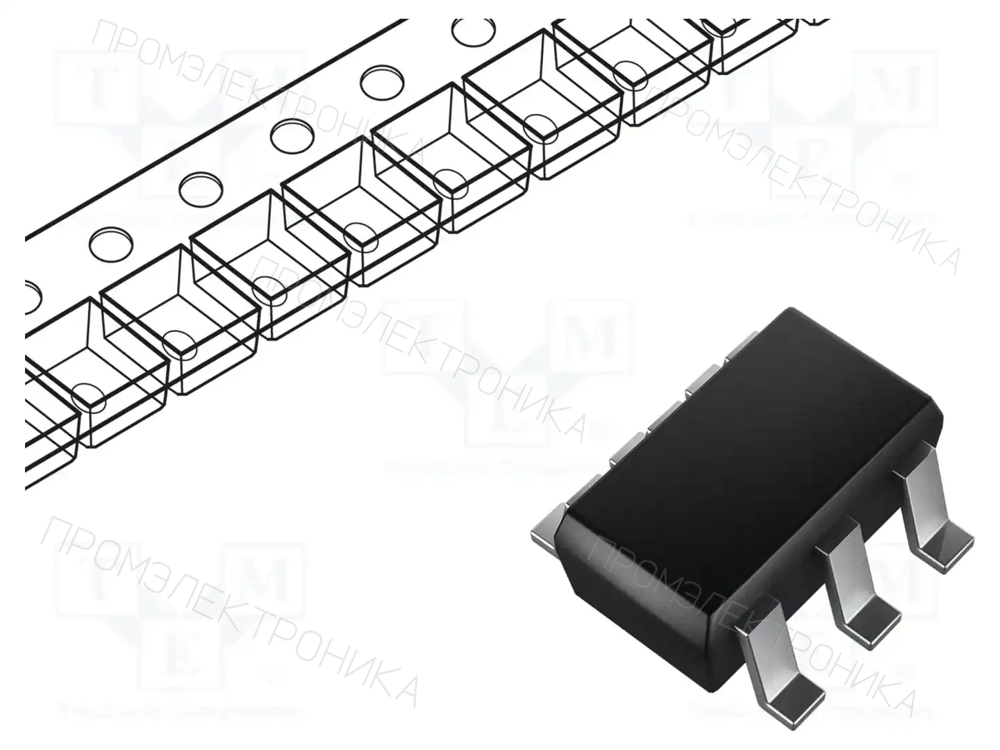 Microchip Technology MCP14T0517BT-E/CH — Драйверы - микросхемы