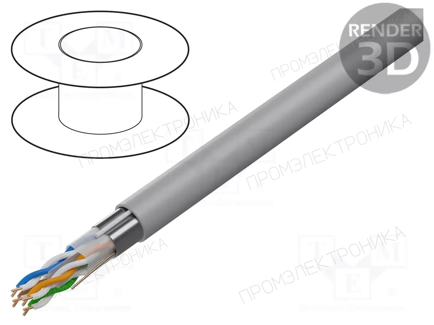 GEMBIRD FPC-6004-SOL — Провода телекоммуникационные