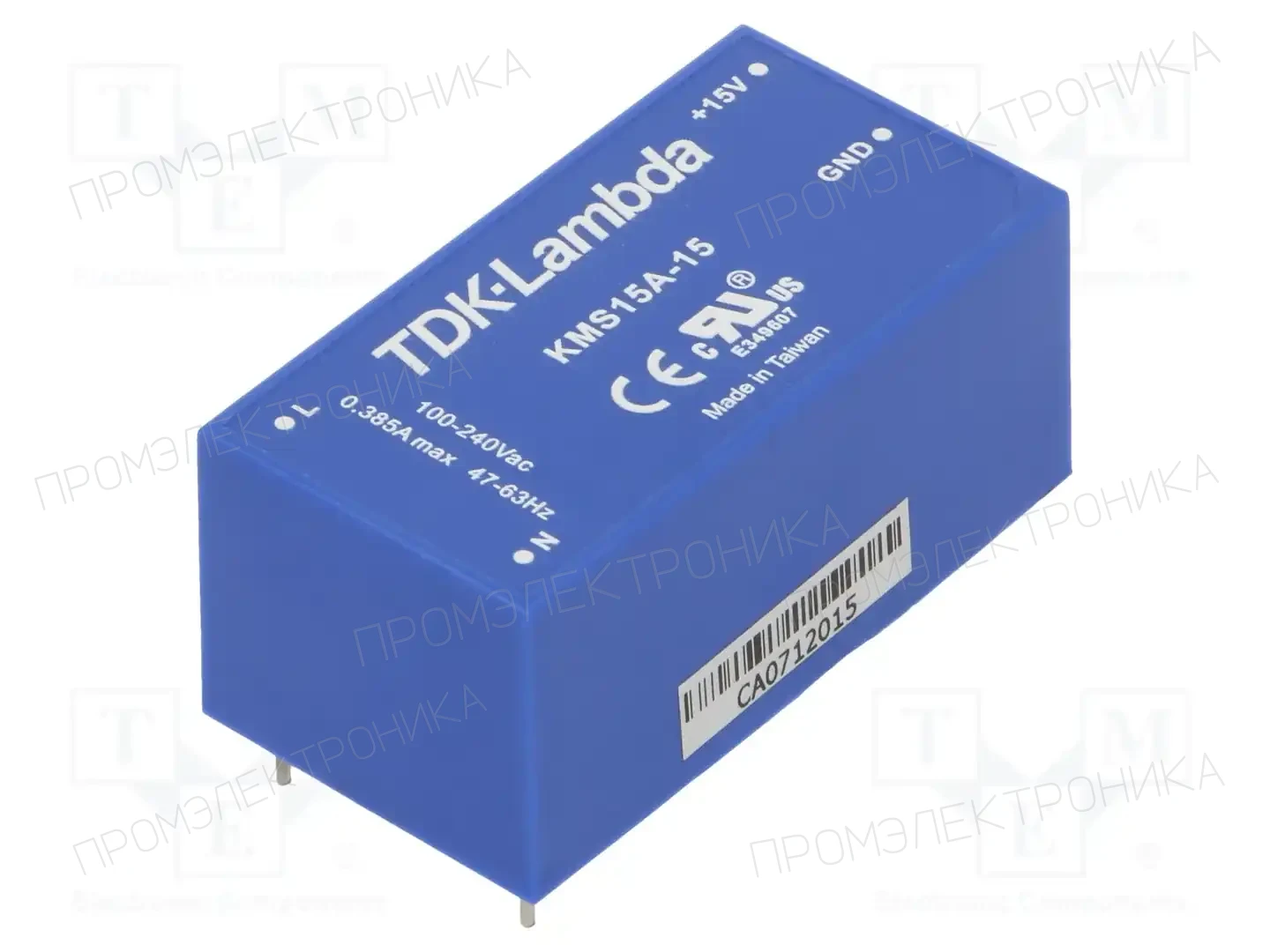 TDK-LAMBDA KMS15A-15 — Преобразователи AC/DC для PCB