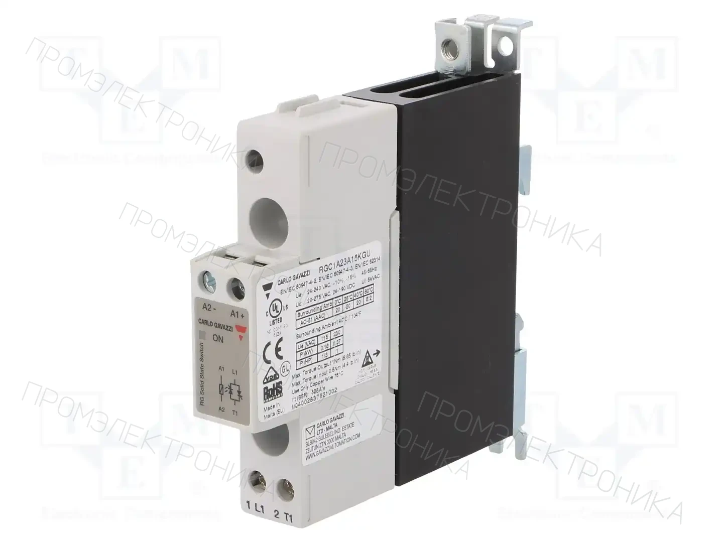 CARLO GAVAZZI RGC1A23A15KGU — Реле SSR однофазные