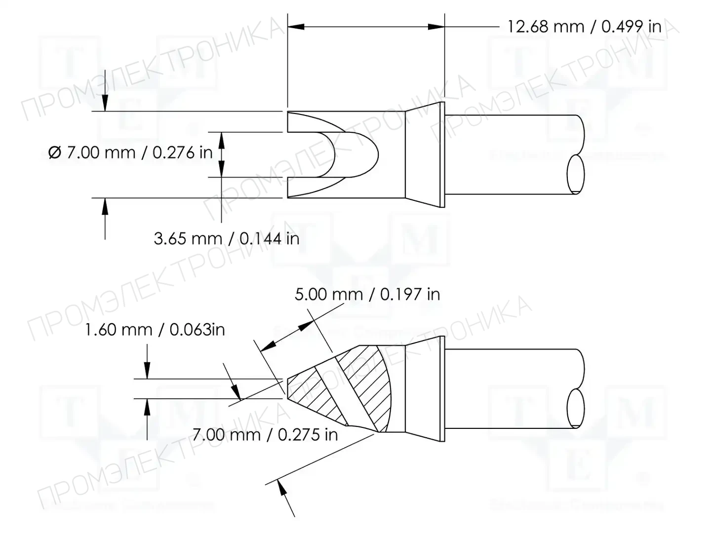 METCAL HCV-8SL0070S — Жала паяльников