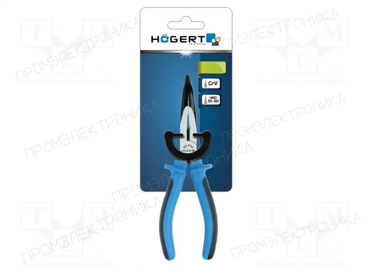 HÖGERT TECHNIK HT1P022 — Клещи-кусачки плоские и полукруглые