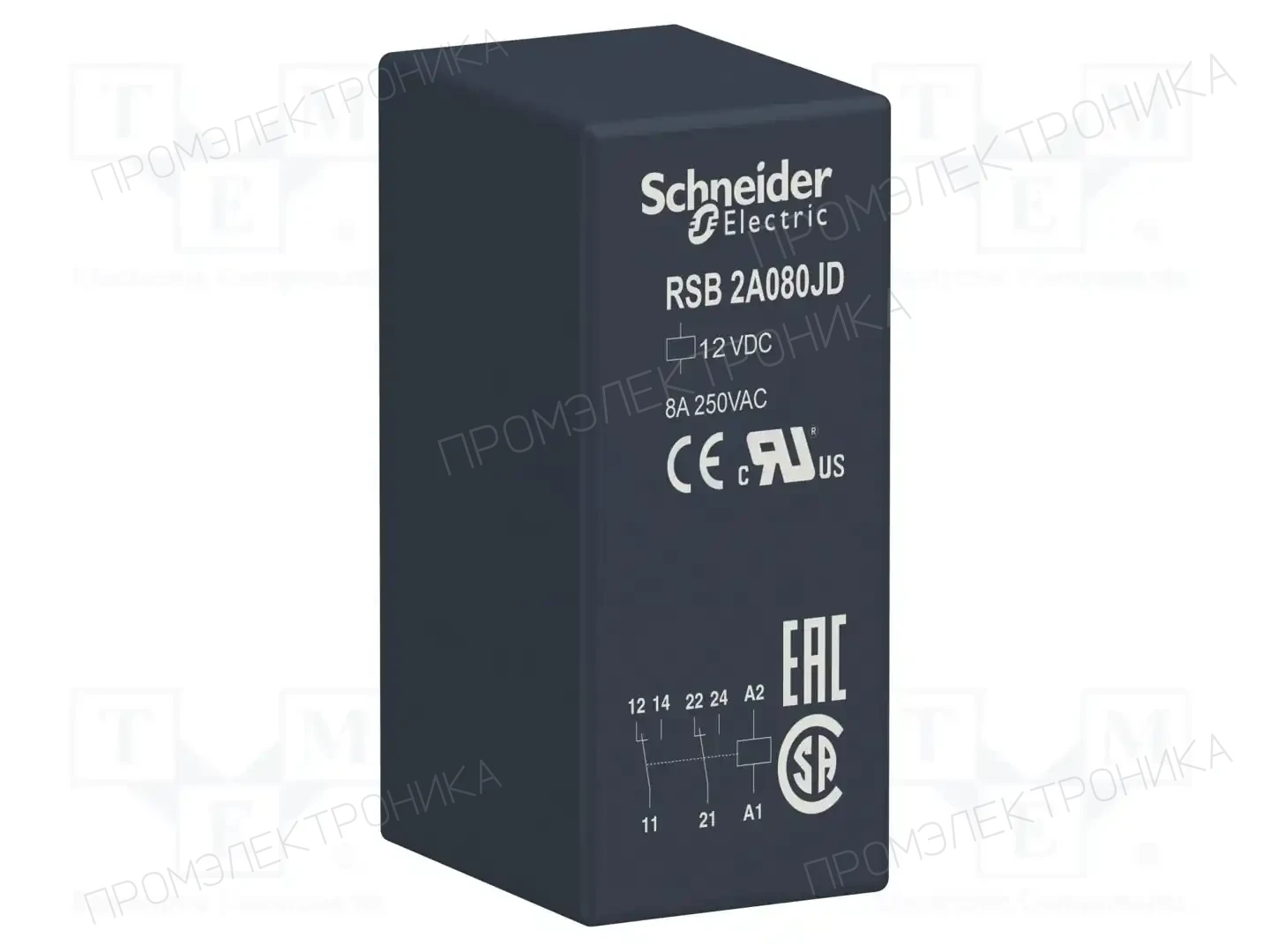 SCHNEIDER ELECTRIC RSB2A080JD — Реле электромагн. миниатюрные