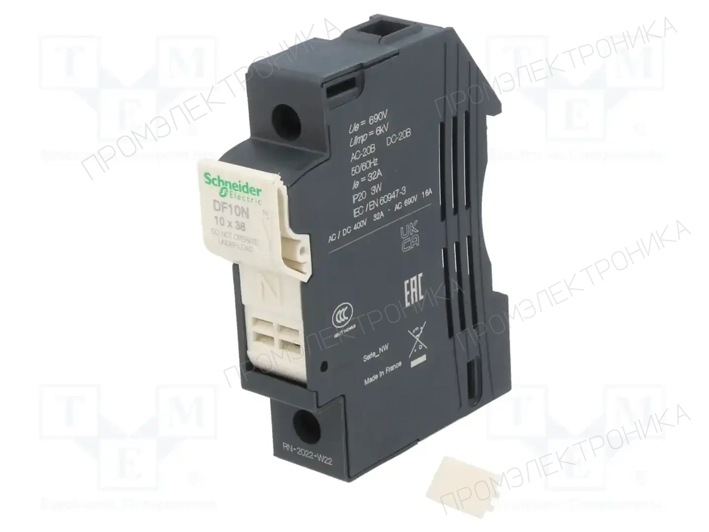 SCHNEIDER ELECTRIC DF10N — Гнезда предохранительные на DIN-рейку