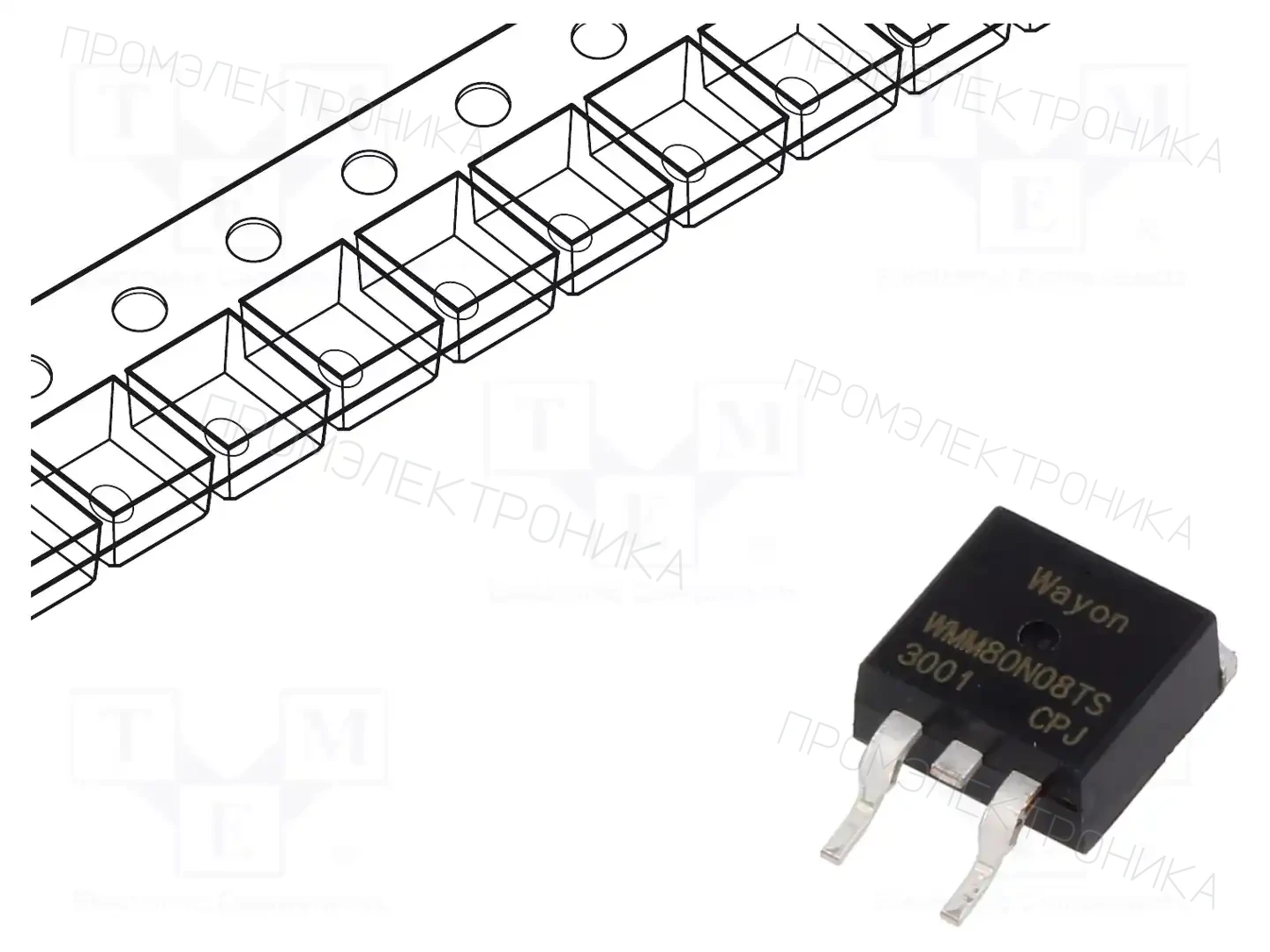 WAYON WMM80N08TS — Транзисторы с каналом N SMD
