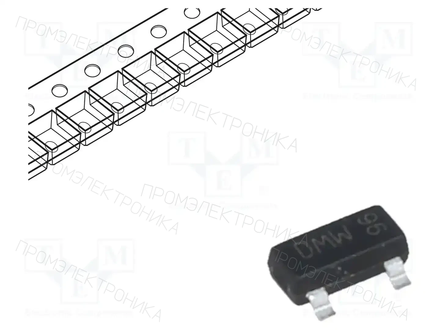 NEXPERIA PMV30XPEAR — Транзисторы с каналом P SMD