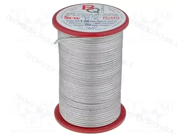 BQ CABLE SCW-0.35/500 — Проволока медная посеребренная