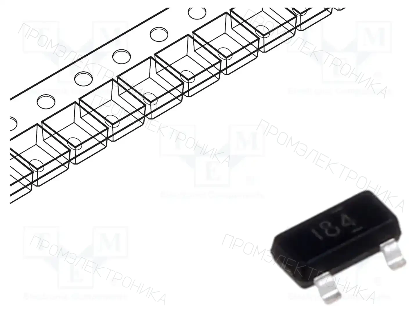 onsemi MMBFJ108 — Транзисторы с каналом N SMD