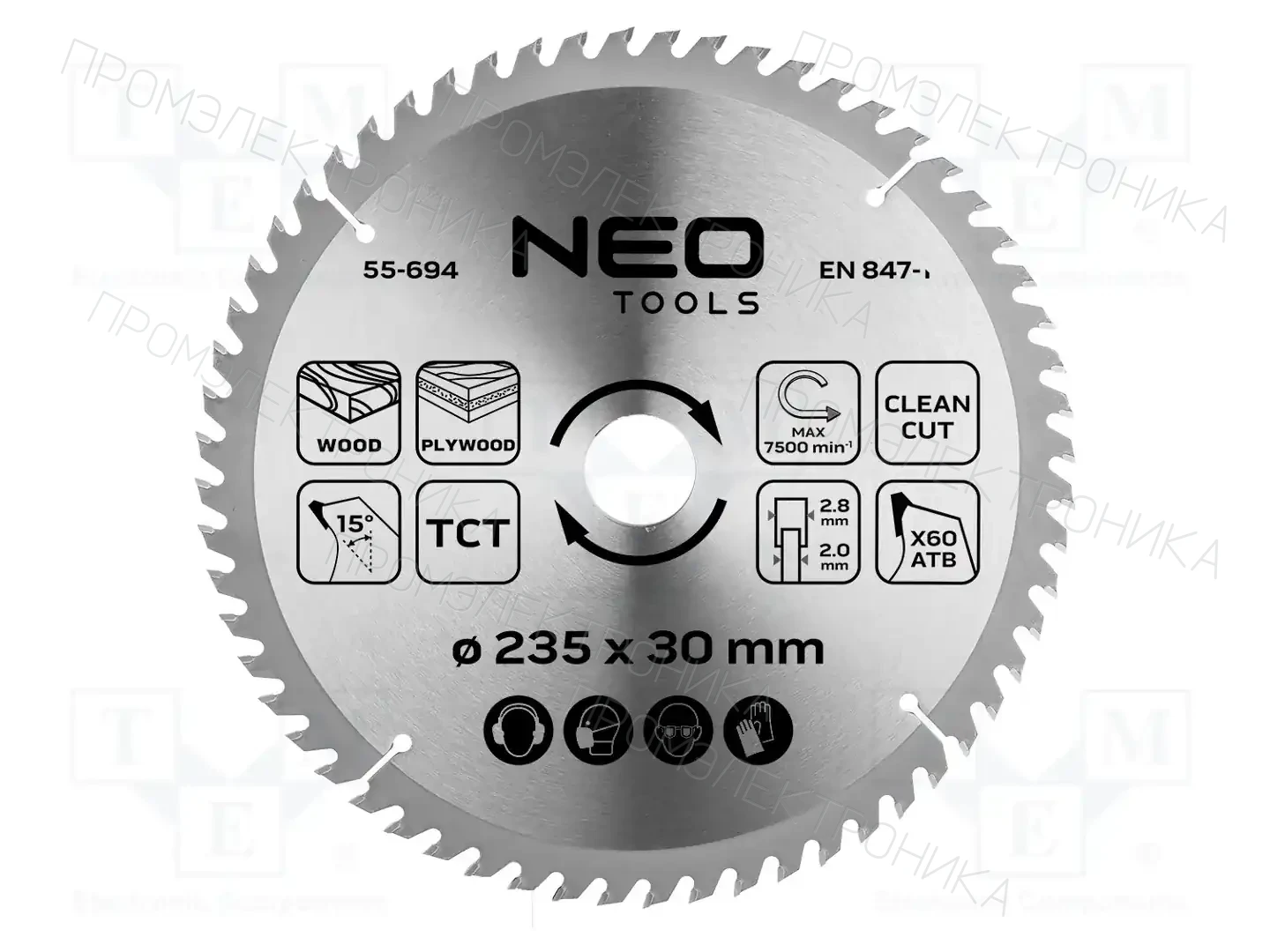 NEO TOOLS 55-694 — Диски для резки и шлифовки
