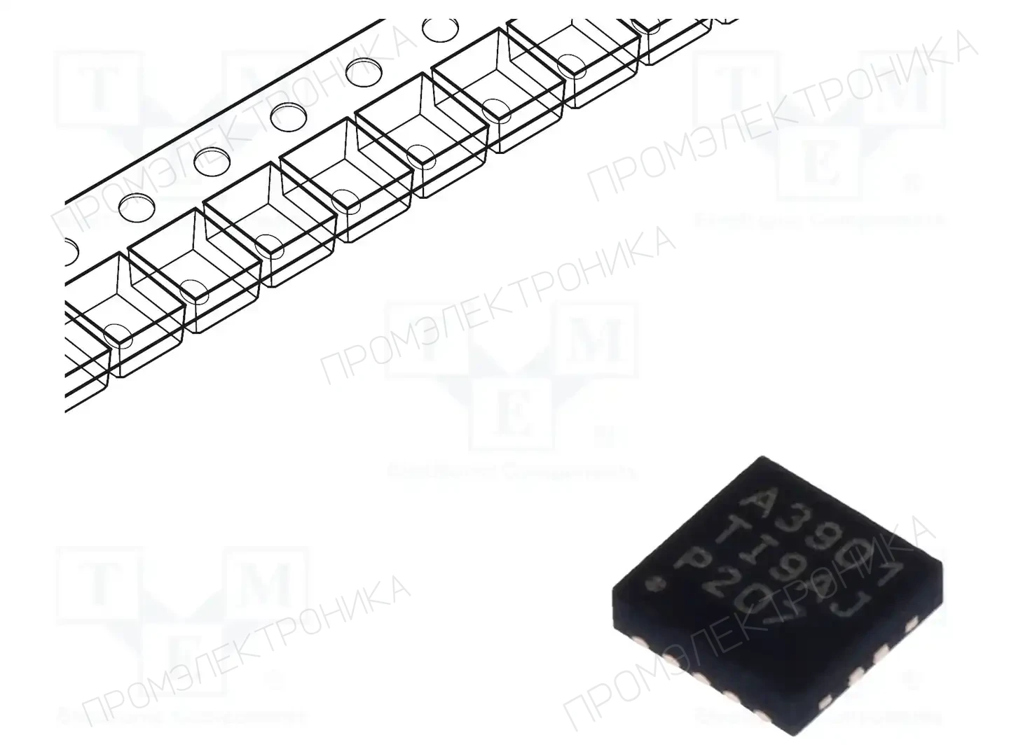 Texas Instruments TPS7A3901DSCT — Стабилизаторы напряжения регулир. LDO