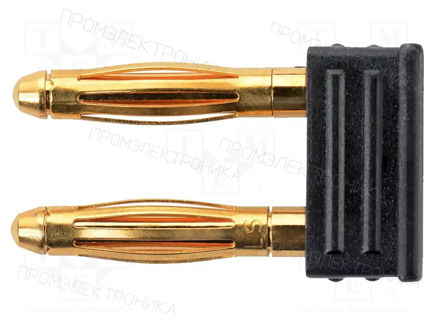SCHÜTZINGER KURZ 6730 / 5.08-2 IG AU / SW — Вилки банановые 2мм