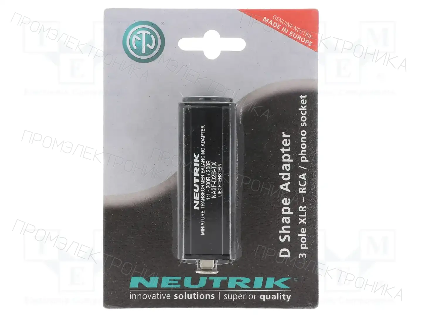NEUTRIK NA2F-D2B-TX — Адаптеры и переходники AV