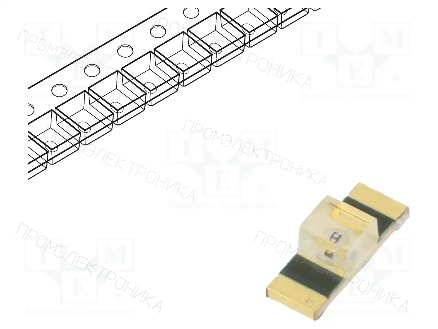 BROADCOM (AVAGO) HSML-C265 — Светодиоды SMD цветные