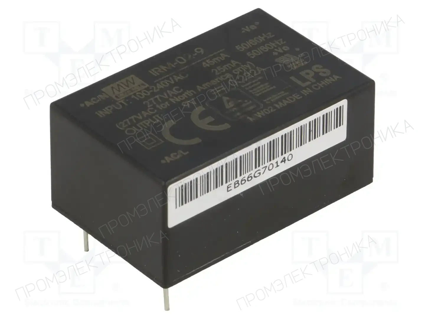 MEAN WELL IRM-02-9 — Преобразователи AC/DC для PCB