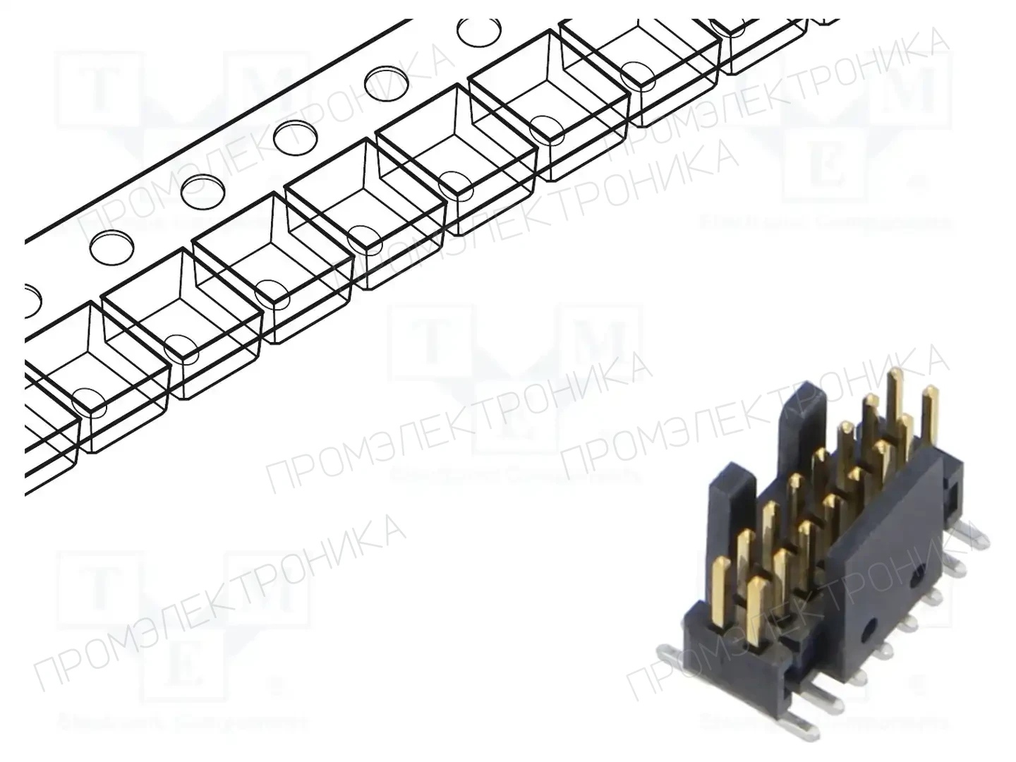 SAMTEC FTSH-108-01-F-DV-K-P-FR — Разъeмы пластина - пластина