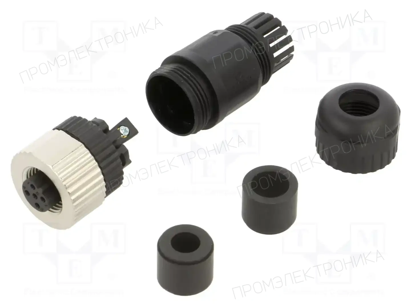 DEGSON ELECTRONICS PB-M12B-05P-FF-SL7001-00Z(H) — Вилки и гнезда M12