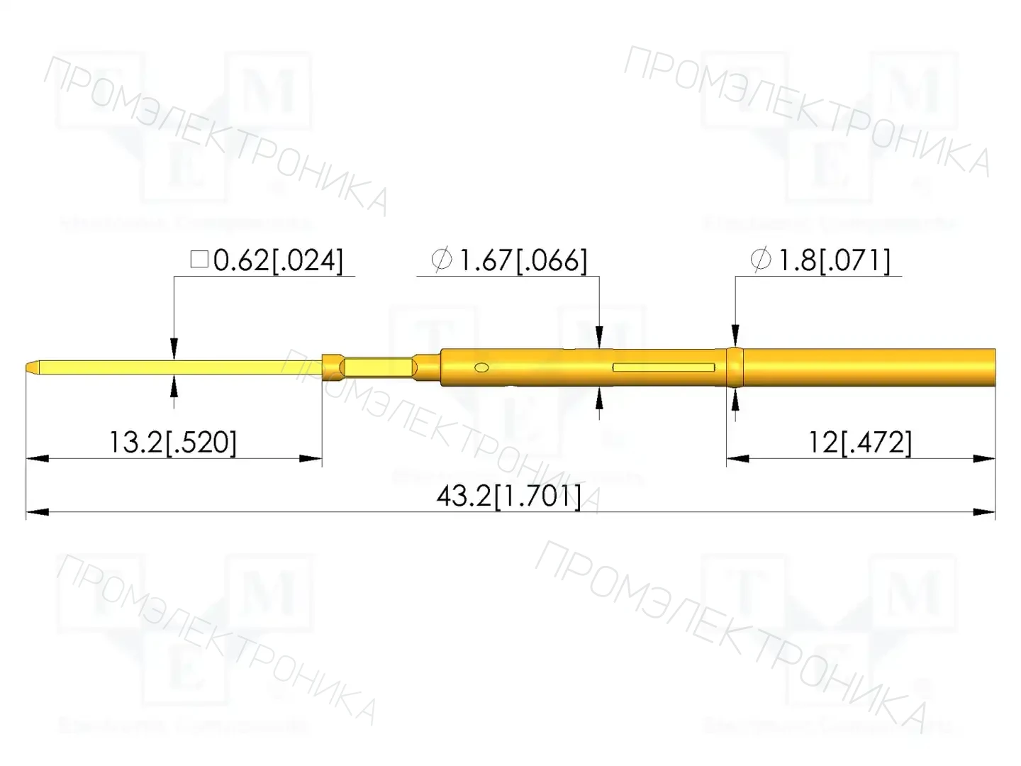 INGUN KS-10047G12-13 — Гнёзда для измерительных щупов