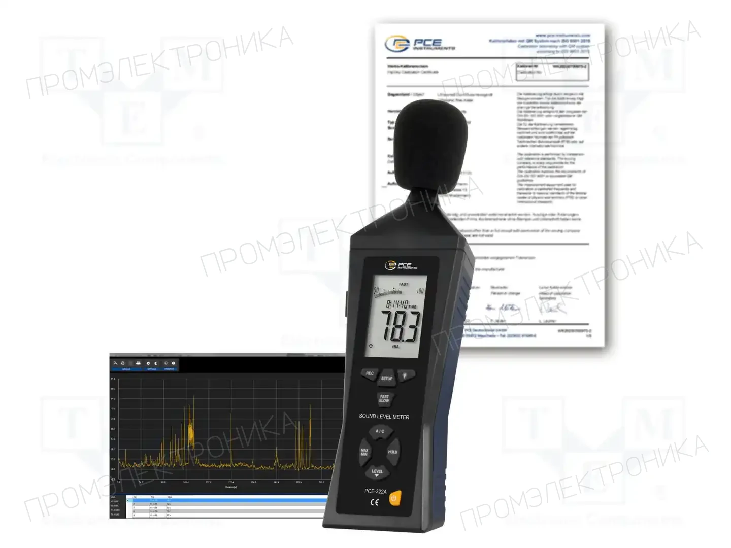 PCE INSTRUMENTS PCE-322ALEQ-ICA — Измерители интенсивности звука